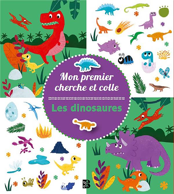 MON PREMIER CHERCHE ET COLLE - LES DINOSAURES