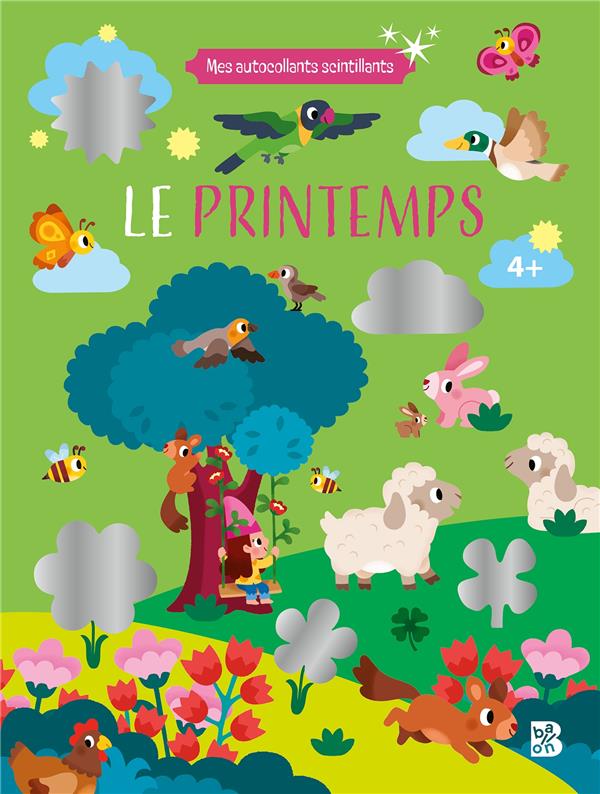 LE PRINTEMPS - MES AUTOCOLLANTS SCINTILLANTS