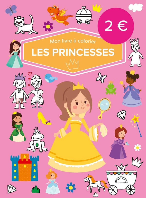 MON LIVRE A COLORIER - LES PRINCESSES