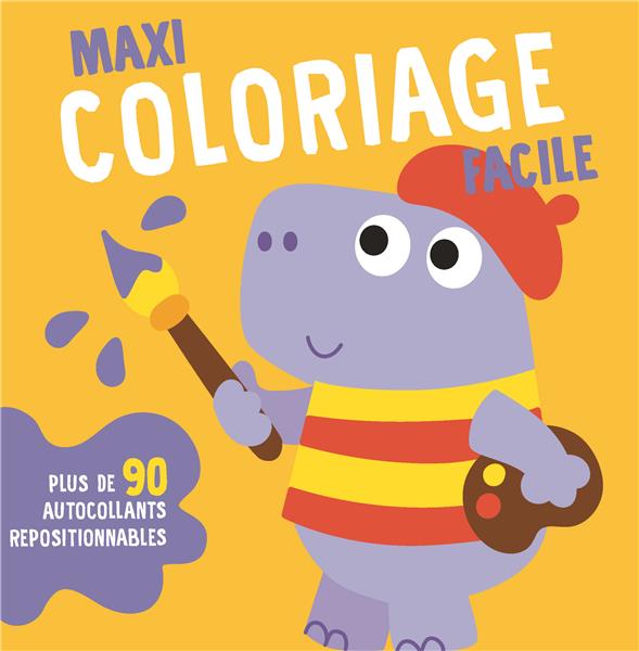 L'HIPPOPOTAME MAXI COLORIAGE