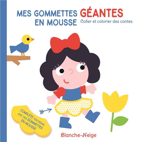 BLANCHE-NEIGE MES GOMMETTES GEANTES EN MOUSSE