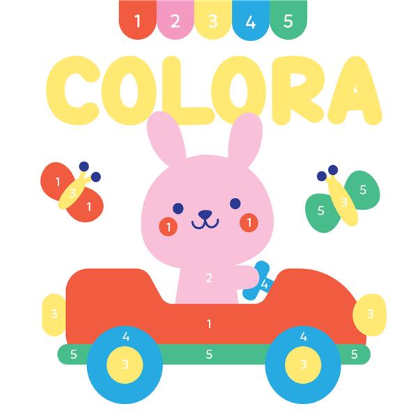 LA VOITURE LAPIN COLORIAGE