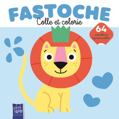 LE LION -  FASTOCHE COLLE ET COLORIE