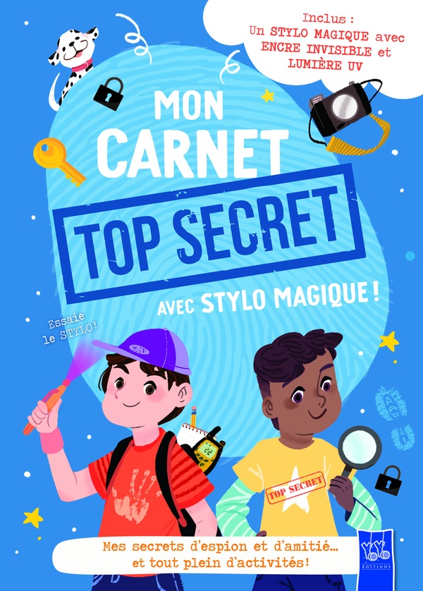 MON CARNET TOP SECRET AVEC STYLO MAGIQUE ! - MES SECRETS D'ESPION ET D'AMITIE... ET TOUT PLEIN D'ACT