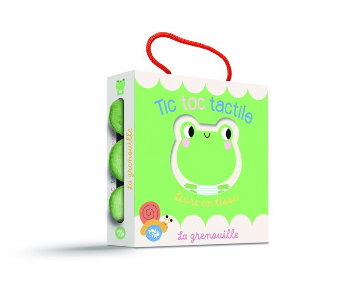 LA GRENOUILLE - TIC TOC TACTILE - LIVRE EN TISSU