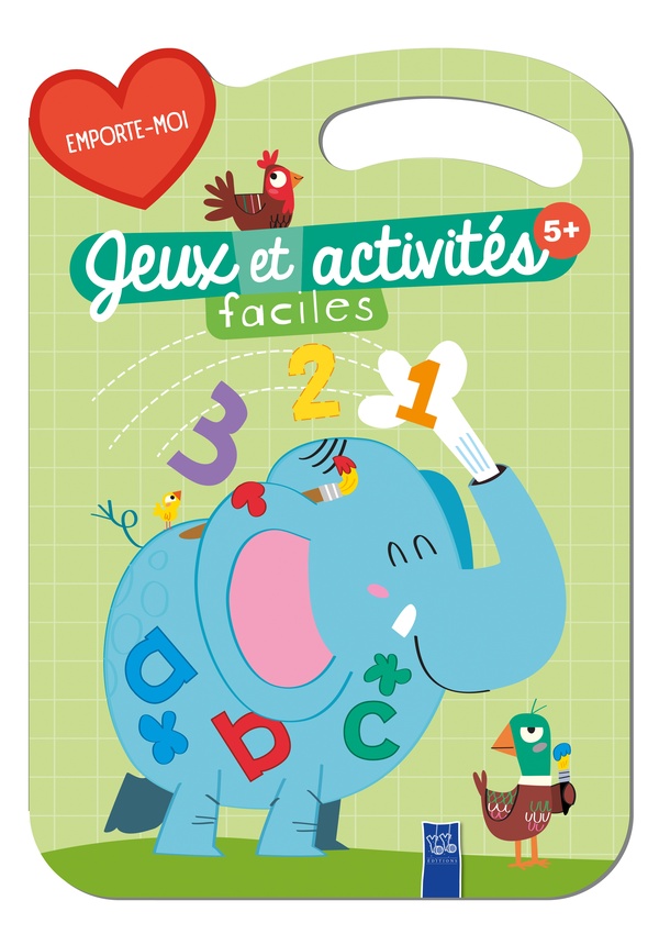 JEUX ET ACTIVITES FACILES 5+ - ELEPHANT