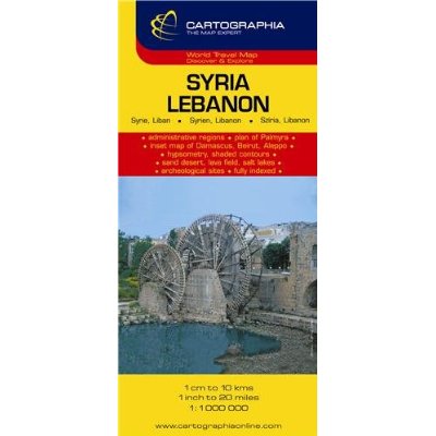 SYRIE LIBAN (CARTE CARTOG)