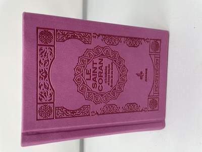 SAINT CORAN BILINGUE - POCHE- COUVERTURE DAIM MAUVE