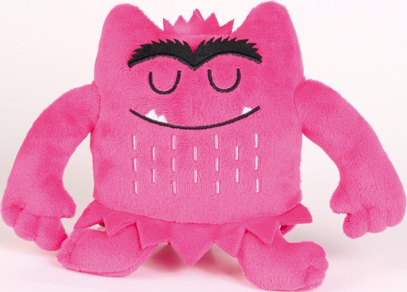 LE MONSTRE DES COULEURS - MINI PELUCHE MONSTRE ROSE - MINI PELUCHE MONSTRE ROSE