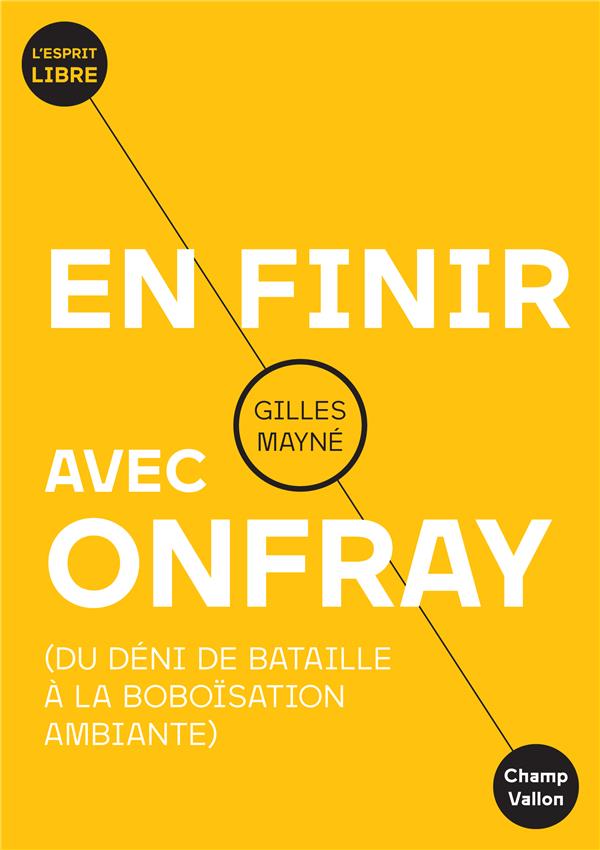 EN FINIR AVEC ONFRAY