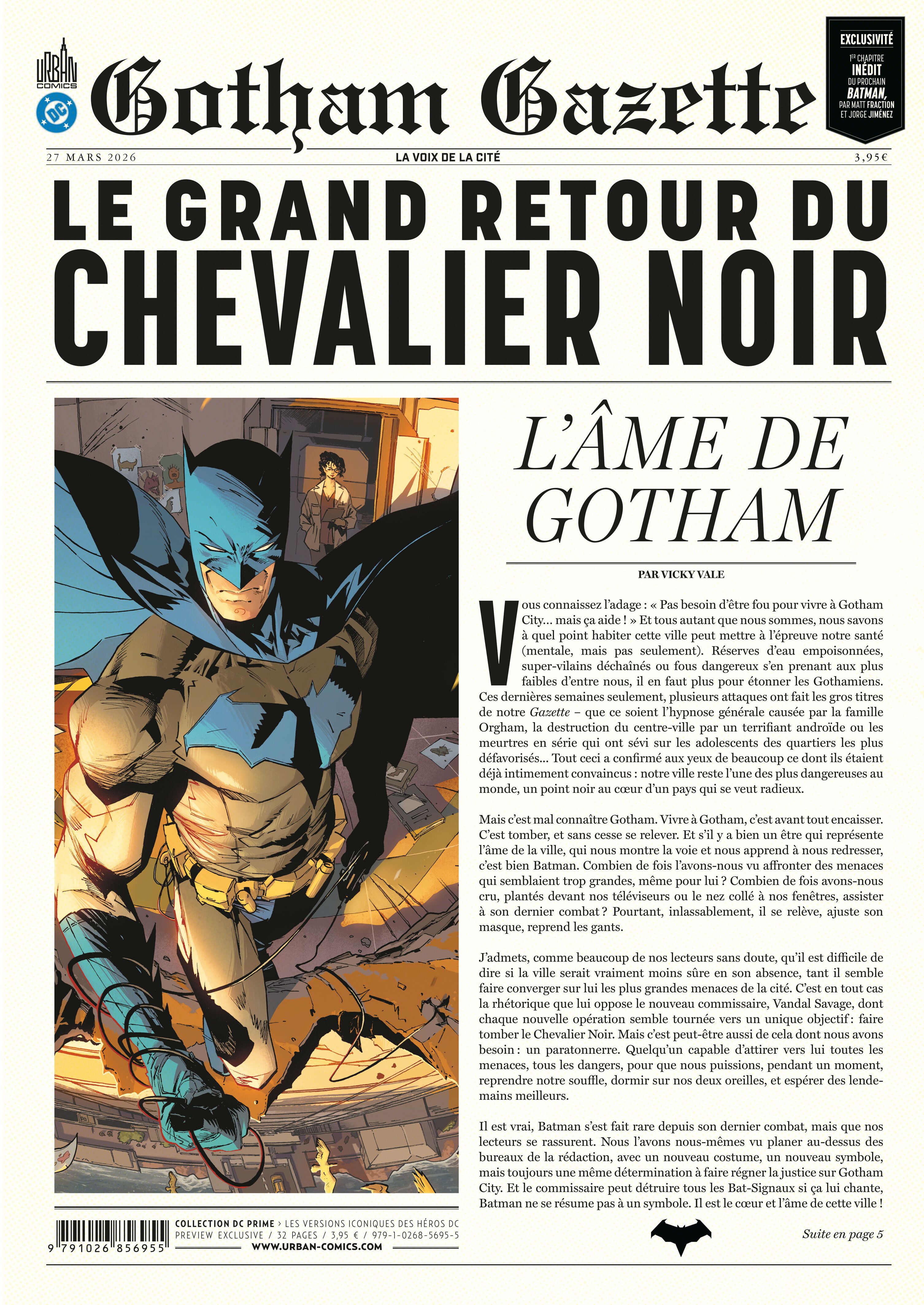 BATMAN PRIME - GOTHAM GAZETTE