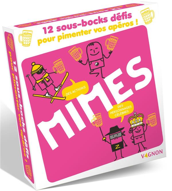 COFFRET SOUS-BOCKS MIMES