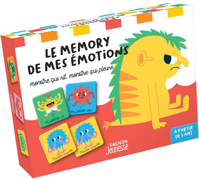 LE MEMORY DE MES EMOTIONS. MONSTRE QUI RIT, MONSTRE QUI PLEURE
