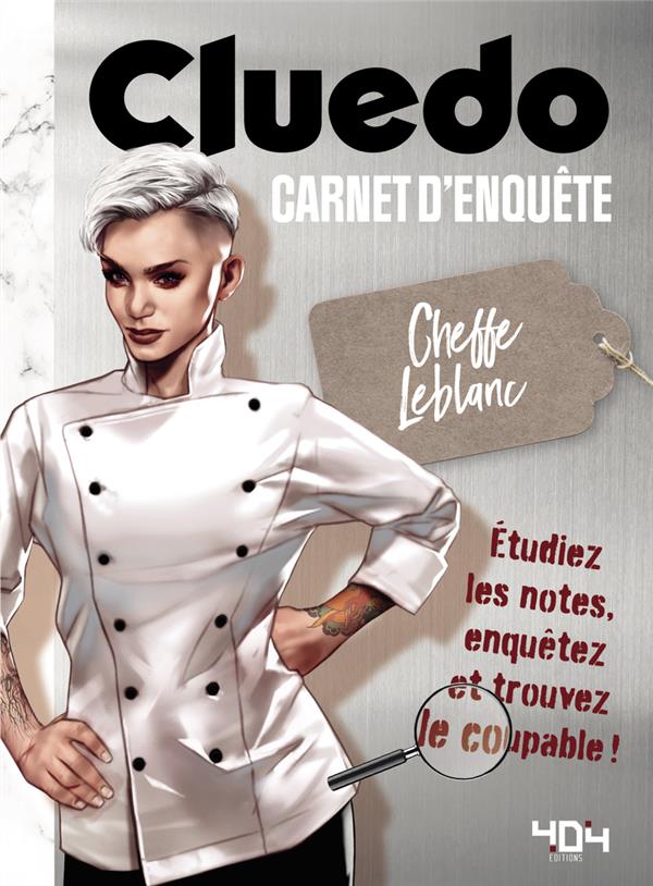 CLUEDO - LE CARNET D'ENQUETE DE LA CHEFFE LEBLANC