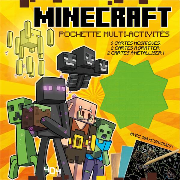 MINECRAFT - MA POCHETTE MULTI-ACTIVITES