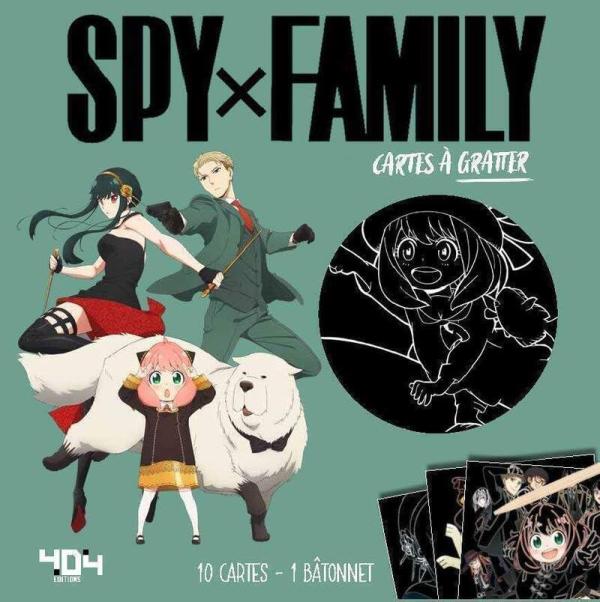 CARTES A GRATTER SPY X FAMILY