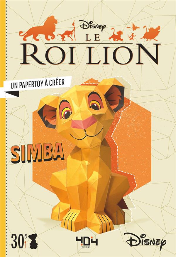 PAPERTOY DISNEY LE ROI LION SIMBA