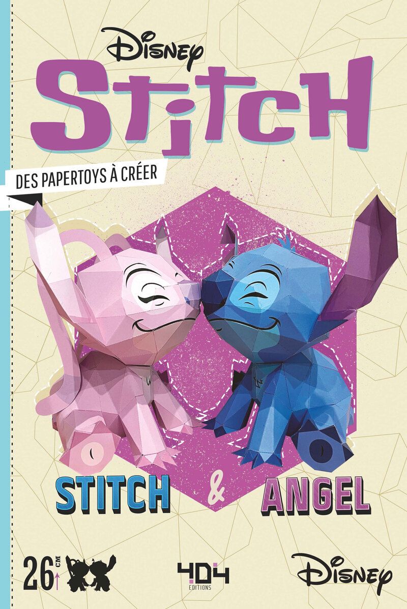 PAPERTOY DISNEY - STITCH ET ANGEL