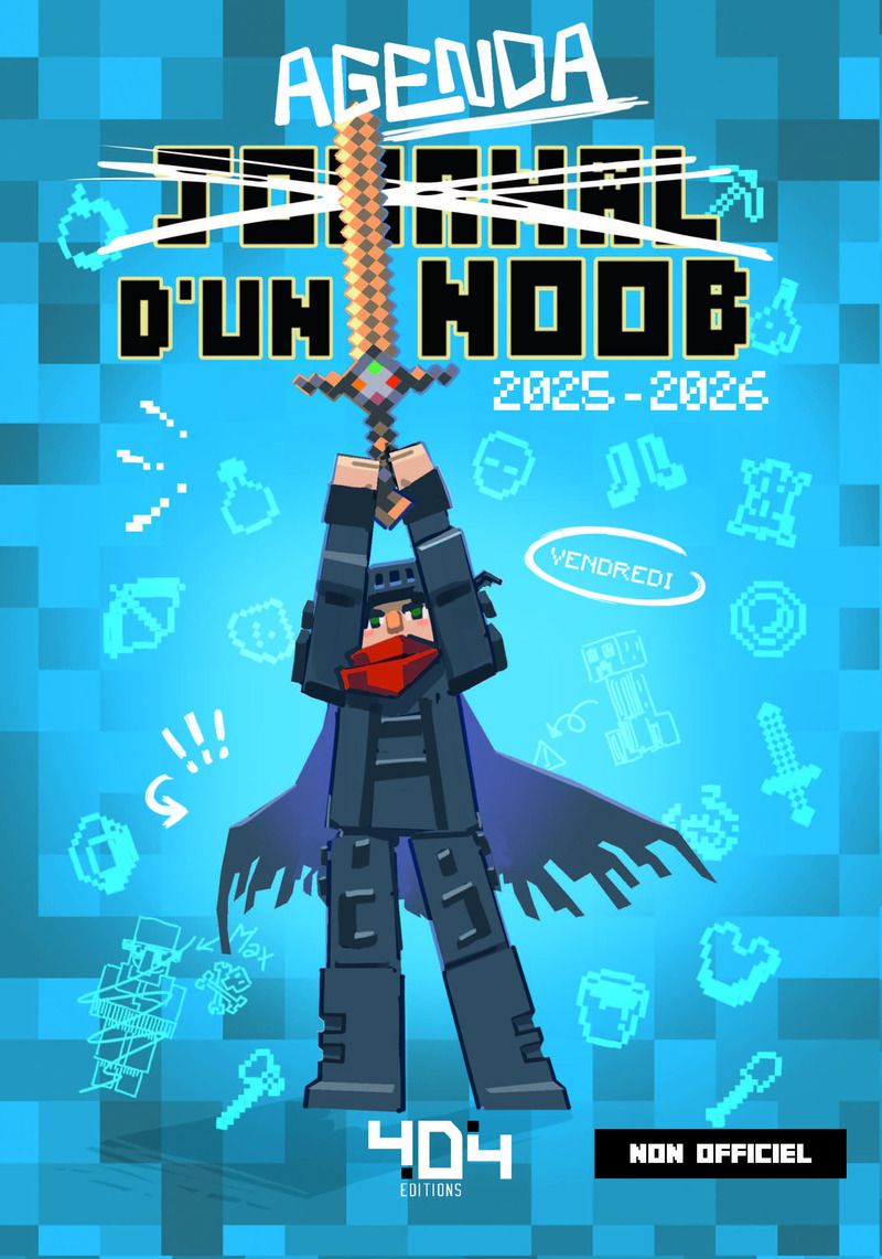 AGENDA JOURNAL D'UN NOOB 2025-2026