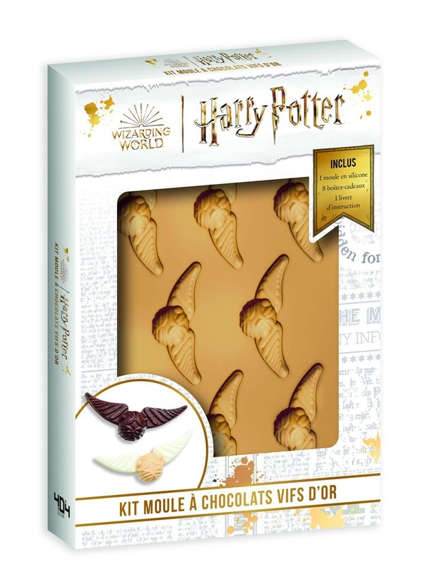 HARRY POTTER - KIT DE PATISSERIE ET MOULES - FABRIQUE TON VIF D'OR EN CHOCOLAT !