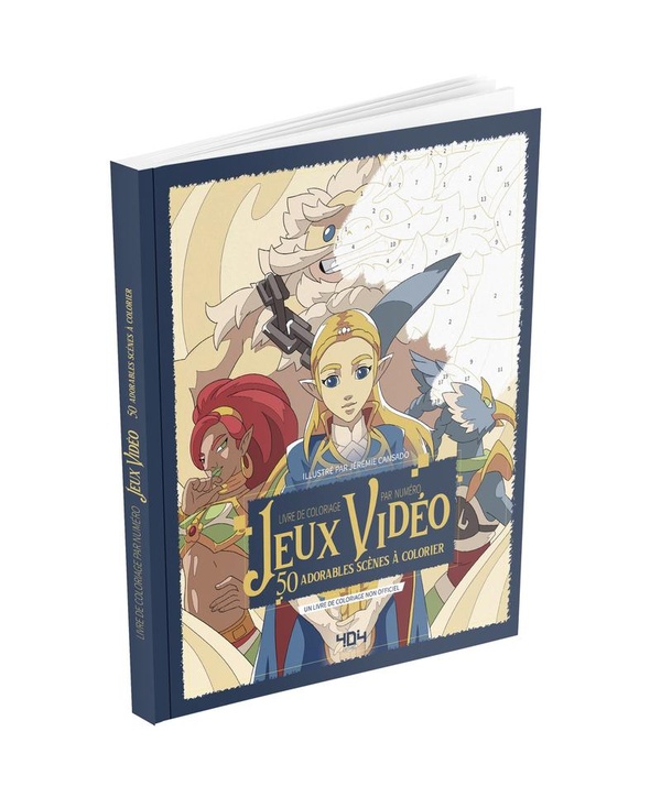 COLORIAGES PAR NUMERO - JEUX VIDEO CUTE