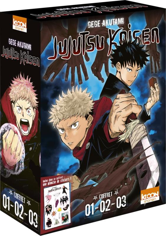 COFFRET JUJUTSU KAISEN VOL. 1 A 3