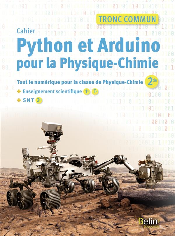 PYTHON ET ARDUINO POUR LA PHYSIQUE-CHIMIE LYCEE TRONC COMMUN