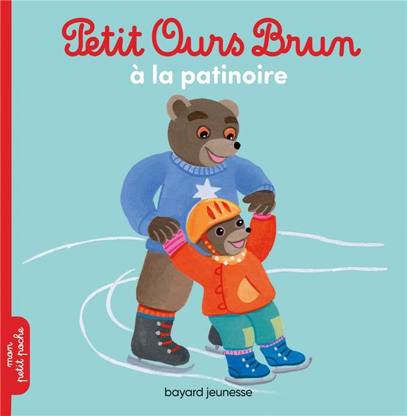 PETIT OURS BRUN VA A LA PATINOIRE