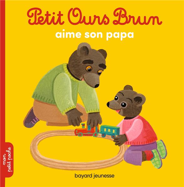 PETIT OURS BRUN AIME SON PAPA