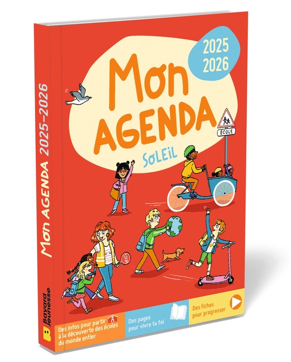 MON AGENDA SOLEIL 2025-2026 - A LA DECOUVERTE DES ECOLES DU MONDE ENTIER