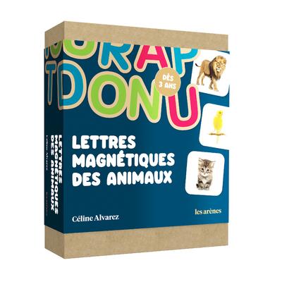 COFFRET LETTRES MAGNETIQUES ANIMAUX CELINE ALVAREZ