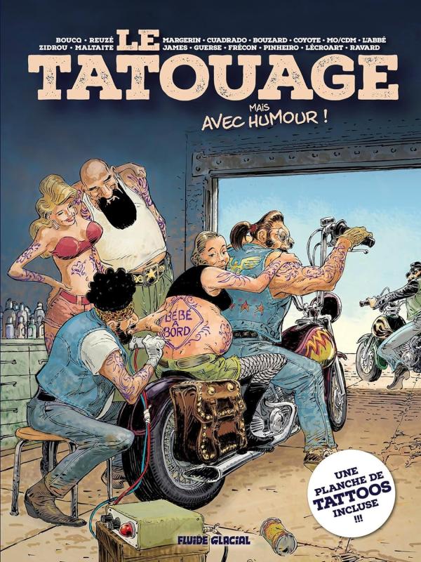 LE TATOUAGE MAIS AVEC HUMOUR + 1 PLANCHE DE TATOUAGES