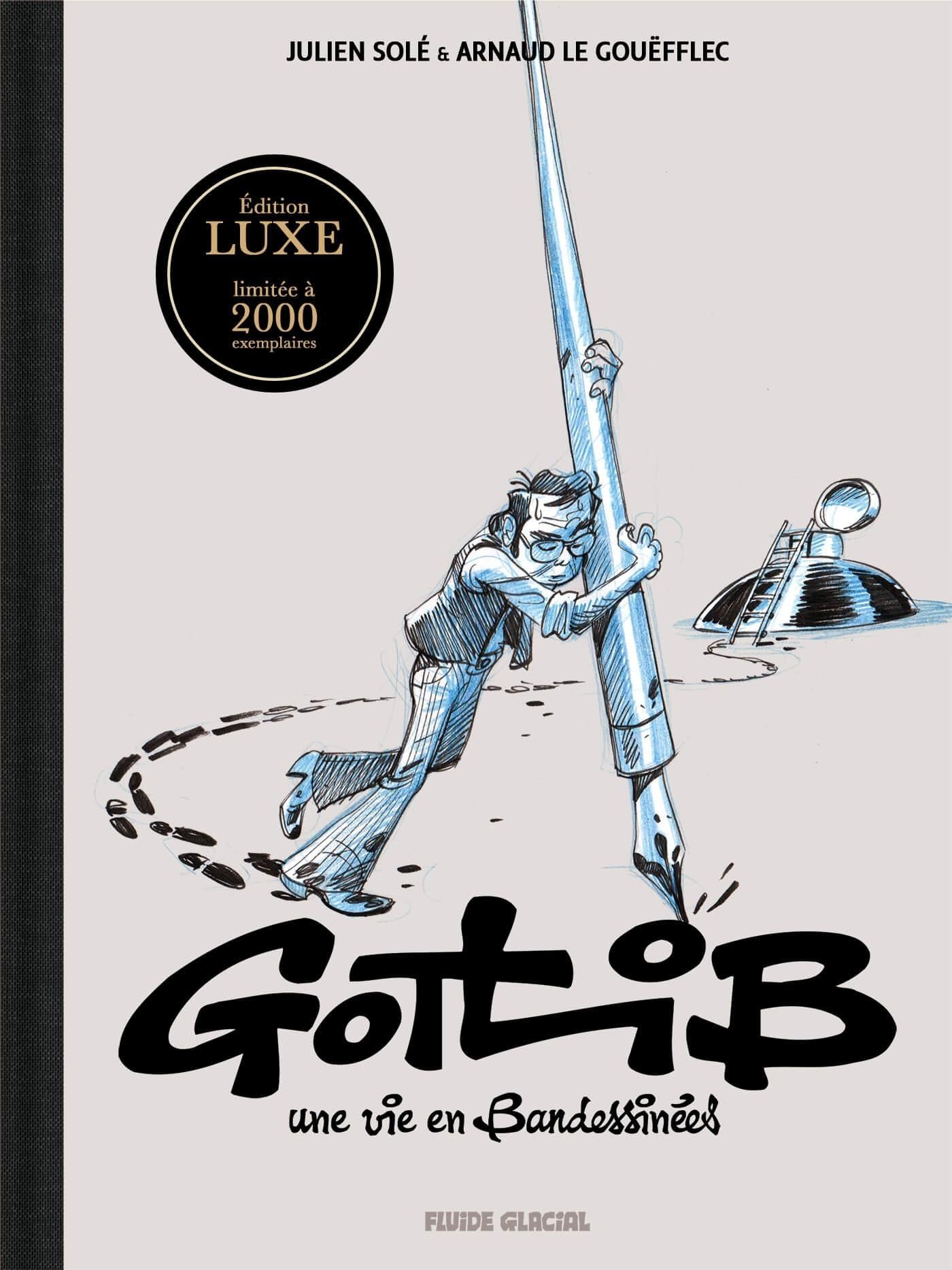 LA VIE DE GOTLIB EN BD - GOTLIB, UNE VIE EN BANDESSINEES - ED LUXE - EDITION LUXE