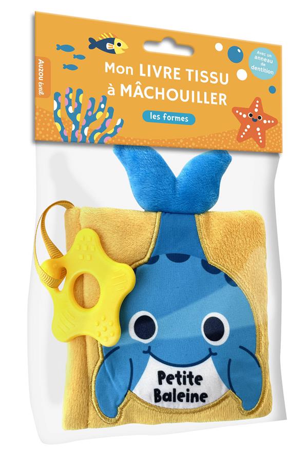 LIVRE TISSU A MACHOUILLER - PETITE BALEINE