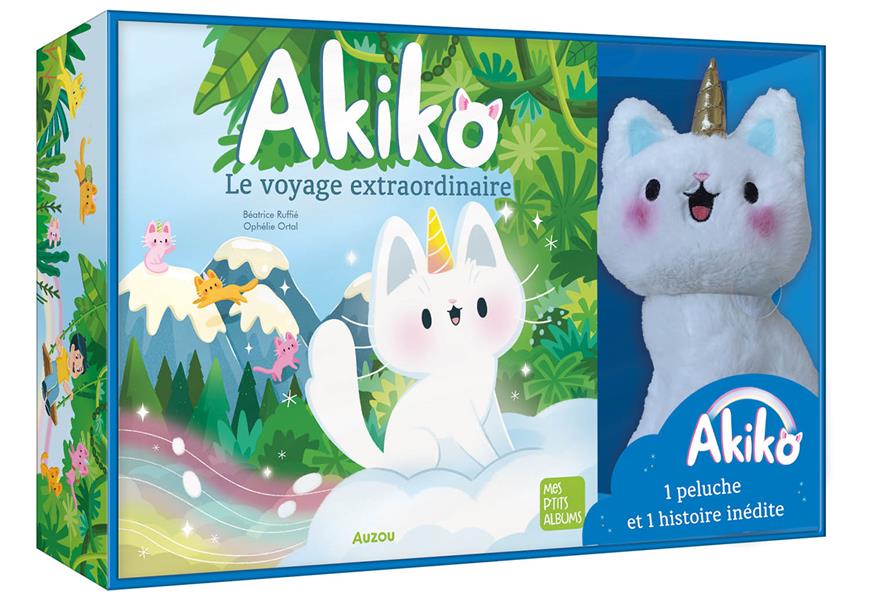 COFFRET PELUCHE AKIKO - LE VOYAGE EXTRAORDINAIRE