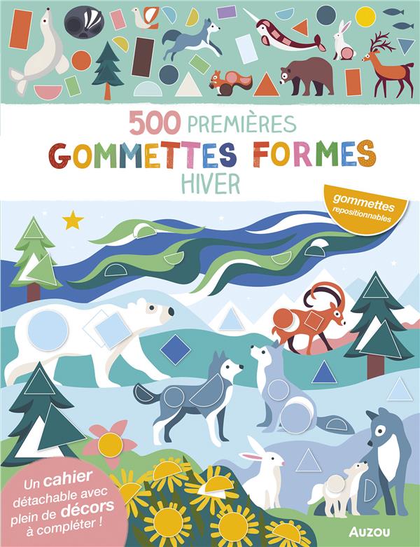 MES TOUT PREMIERS AUTOCOLLANTS - 500 PREMIERES GOMMETTES FORMES - HIVER