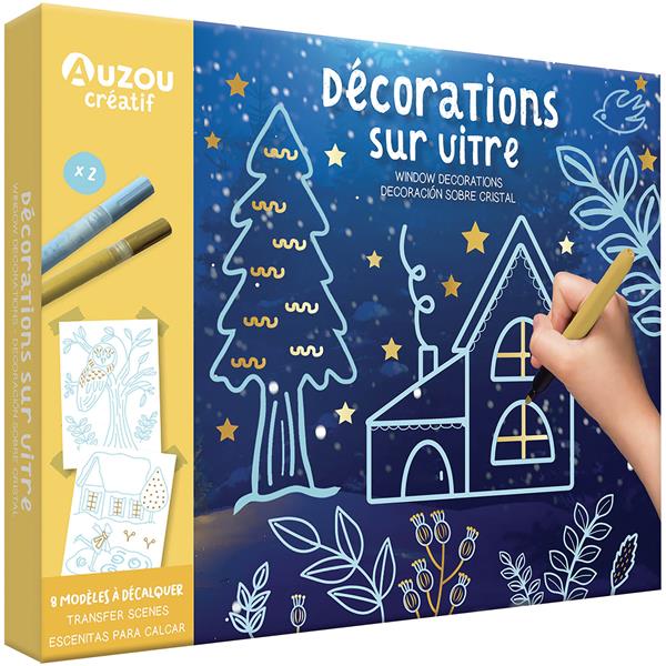 MON COFFRET D'ARTISTE - DECORATIONS SUR VITRE - JOUET