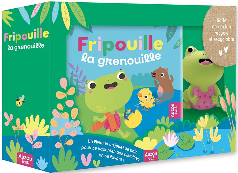 MON PREMIER LIVRE DE BAIN - FRIPOUILLE LA GRENOUILLE (VALISETTE CARTON)