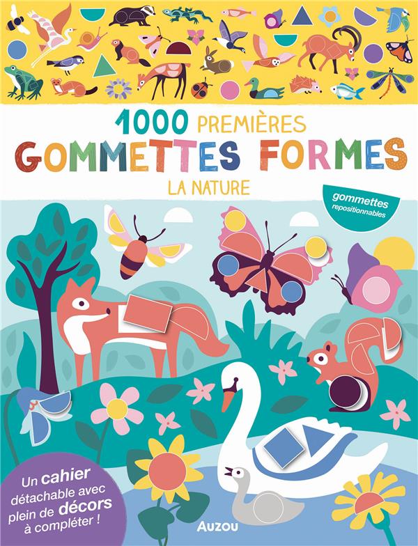 MES TOUT PREMIERS AUTOCOLLANTS - 1000 PREMIERES GOMMETTES FORMES - LA NATURE