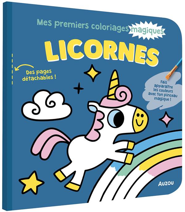 MES PREMIERS COLORIAGES - LICORNES