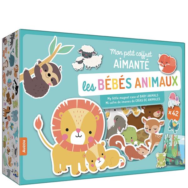 MON PETIT COFFRET AIMANTE - LES BEBES ANIMAUX