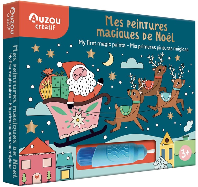 MON COFFRET D'ARTISTE - MES PREMIERES PEINTURES MAGIQUES DE NOEL