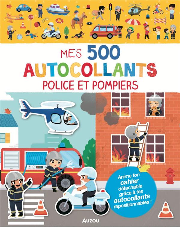 MES 500 AUTOCOLLANTS - POLICE ET POMPIERS