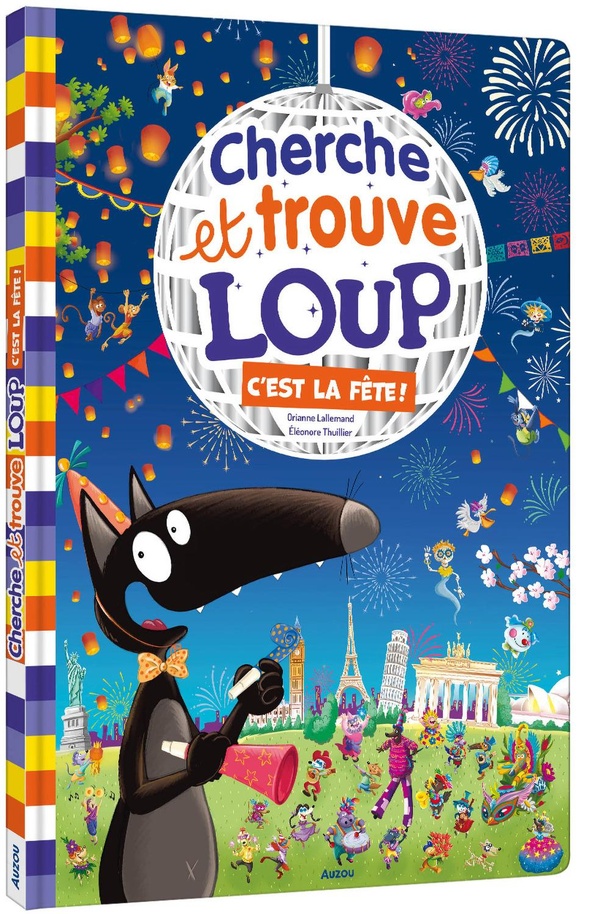 CHERCHE ET TROUVE GEANT - LOUP - C'EST LA FETE !