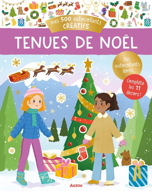 MES 500 AUTOCOLLANTS CREATIFS - TENUES DE NOEL