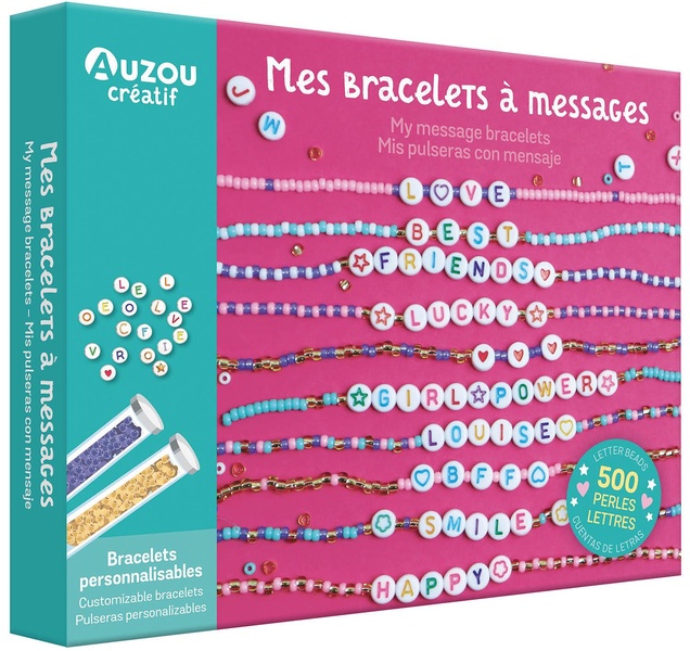 MON COFFRET D'ARTISTE - MES BRACELETS A MESSAGES