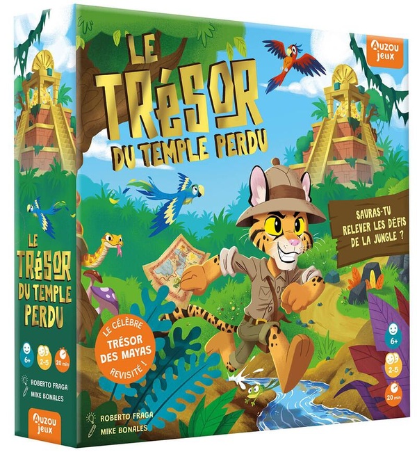 LE TRESOR DU TEMPLE PERDU - SAURAS-TU RELEVER LES DEFIS DE LA JUNGLE ?