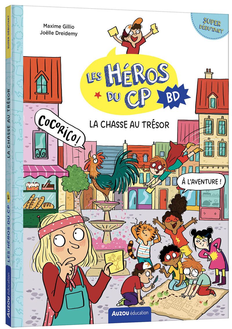 LES HEROS DU CP EN BD - SUPER DEBUTANT - LA CHASSE AU TRESOR