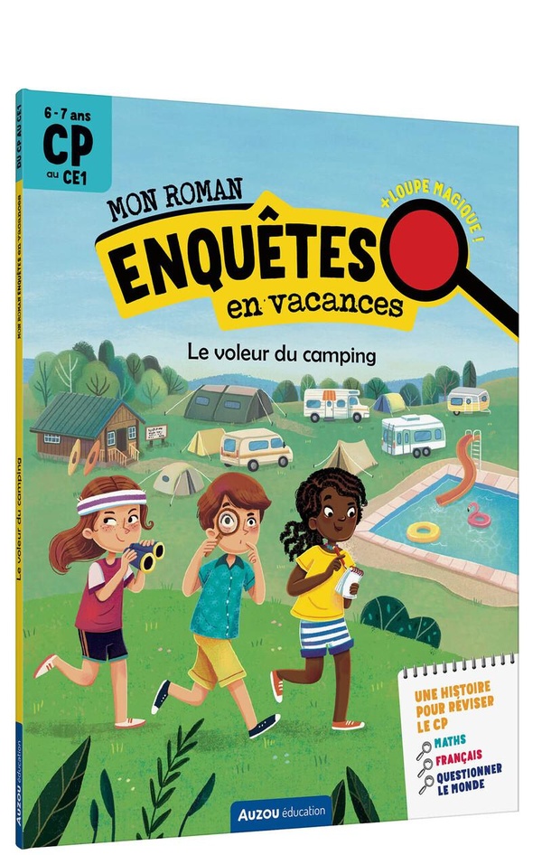 MON ROMAN - ENQUETES CP - LE VOLEUR DU CAMPING