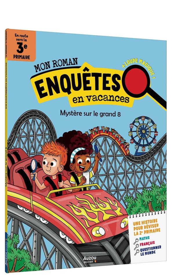 MON ROMAN - ENQUETES EN VACANCES 3E PRIMAIRE - MYSTERE SUR LE GRAND 8